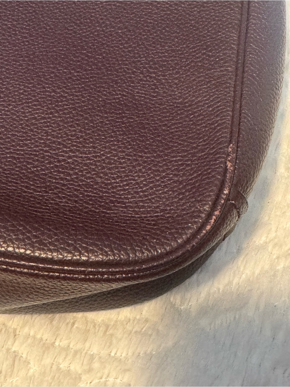Coach Leather Crossbody Bag in Plum - Picture 7 of 9